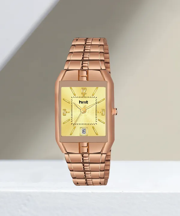 Rose_Gold_Stainless_Steel_Rectangular_Dial_Date_Display_Analog_Watch_For_Men