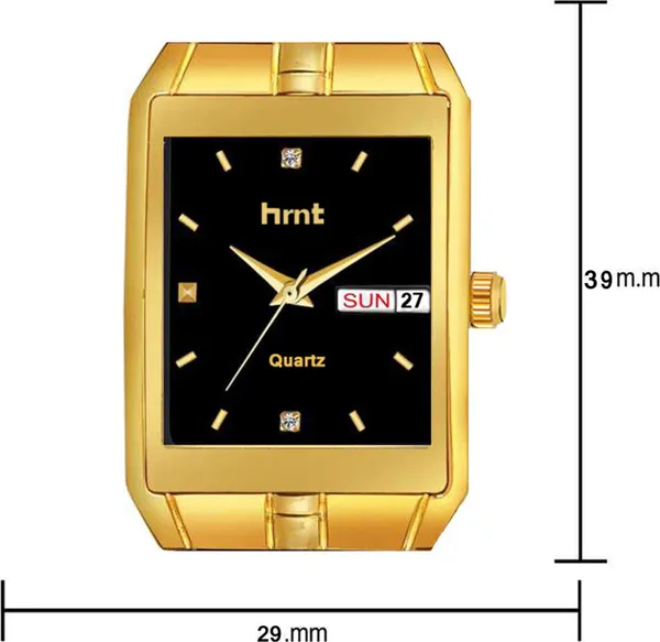 Black_And_Gold_Stainless_Steel_Rectangular_Dial_Analog_Watch_For_Men