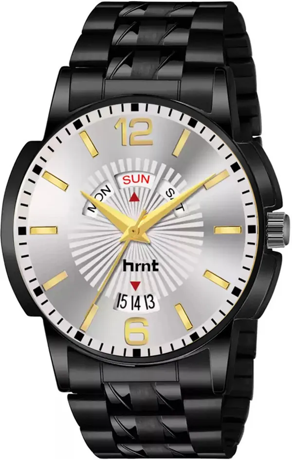 Black_Stainless_Steel_Day_Date_Analog_Watch_For_Men