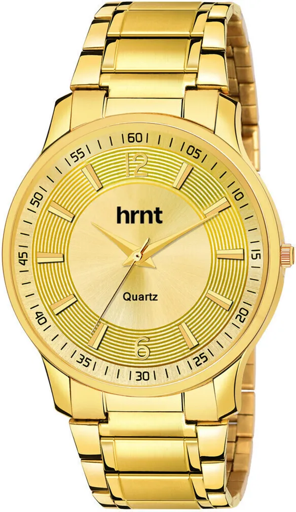 Gold_Stainless_Steel_Round_Dial_Quartz_Analog_Watch_For_Men