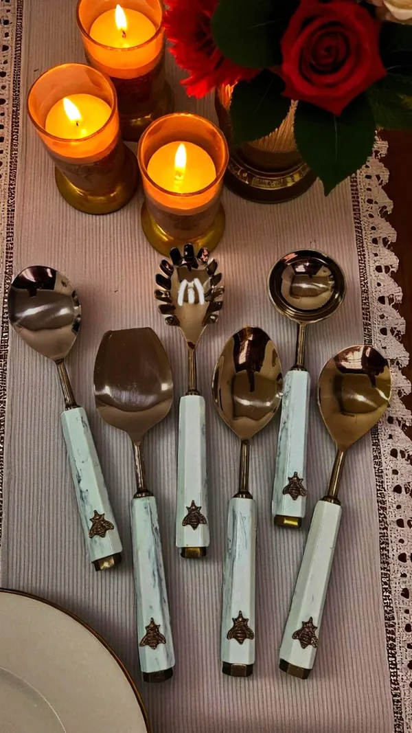 Golden_Hive_Serving_Spoon_Set_Of_6_Pcs