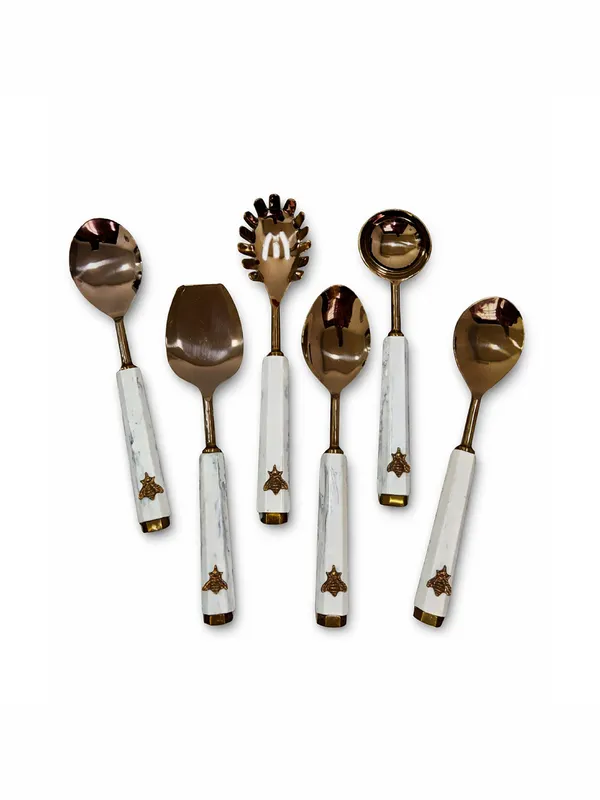 Golden_Hive_Serving_Spoon_Set_Of_6_Pcs