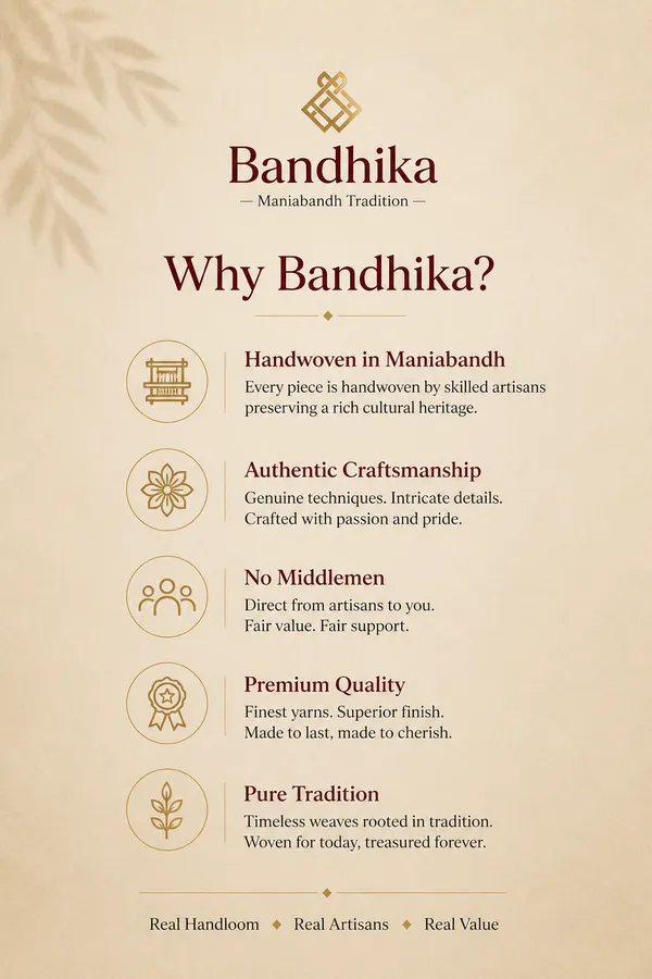 Bandhika_Maniabandha_Pure_Cotton_Saree_Deep_Pink_Beige_Traditional