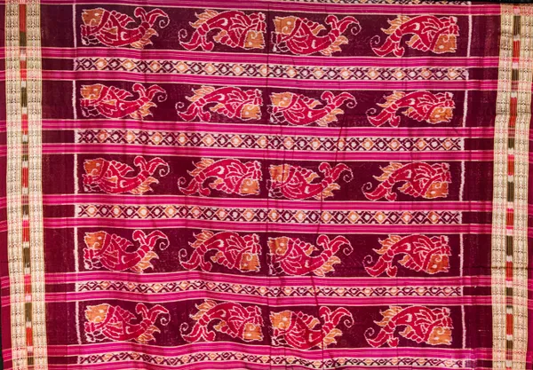 Bandhika_Heritage_Premium_Collection_Pure_Cotton_Maniabandha_Ikat_Handloom_Saree_|_Temple_&_Peacock_Motif_Artisan_Masterpiece