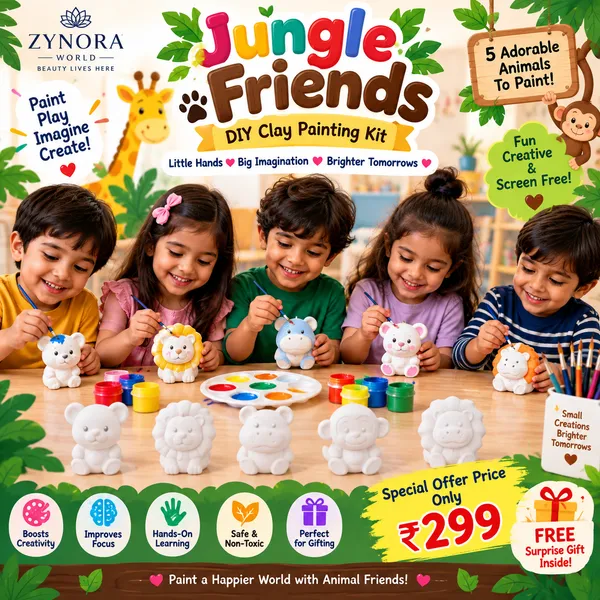 Jungle_Friends_DIY_Clay_Painting_Kit