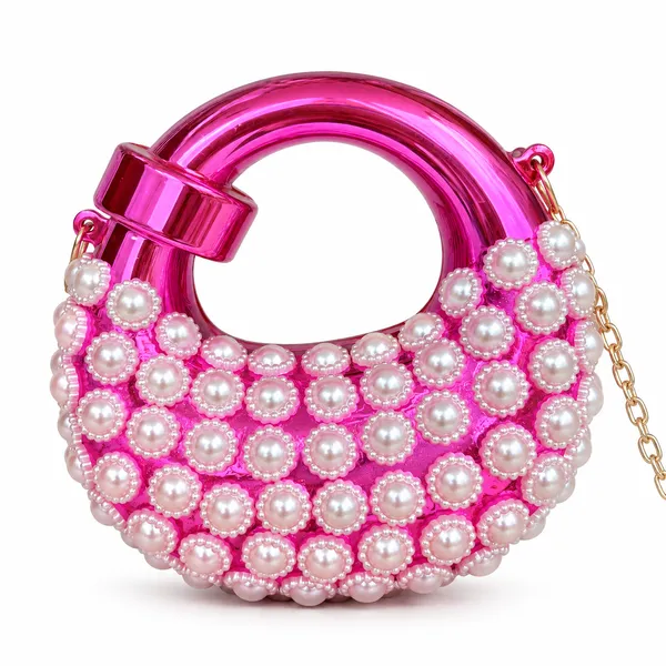 Luxury_Pink_Pearl_Moon_Bag