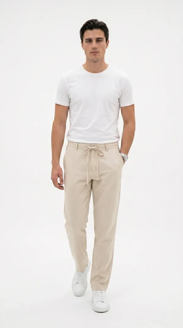 Ivory_Premium_Cotton_Lycra_Pant_For_Men