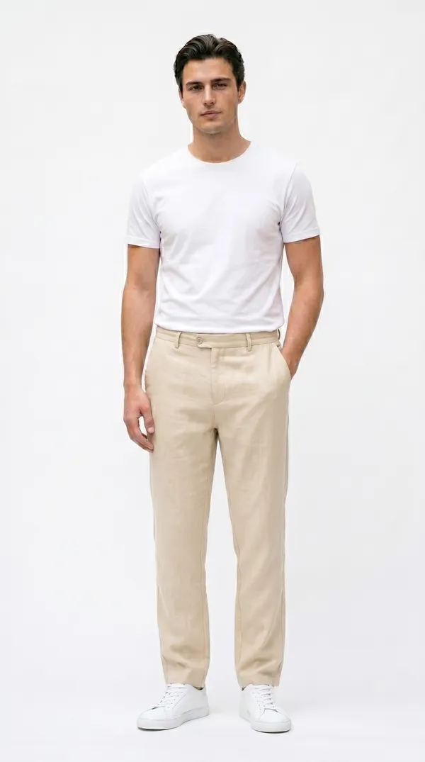 Ivory_Premium_Cotton_Lycra_Pant_For_Men