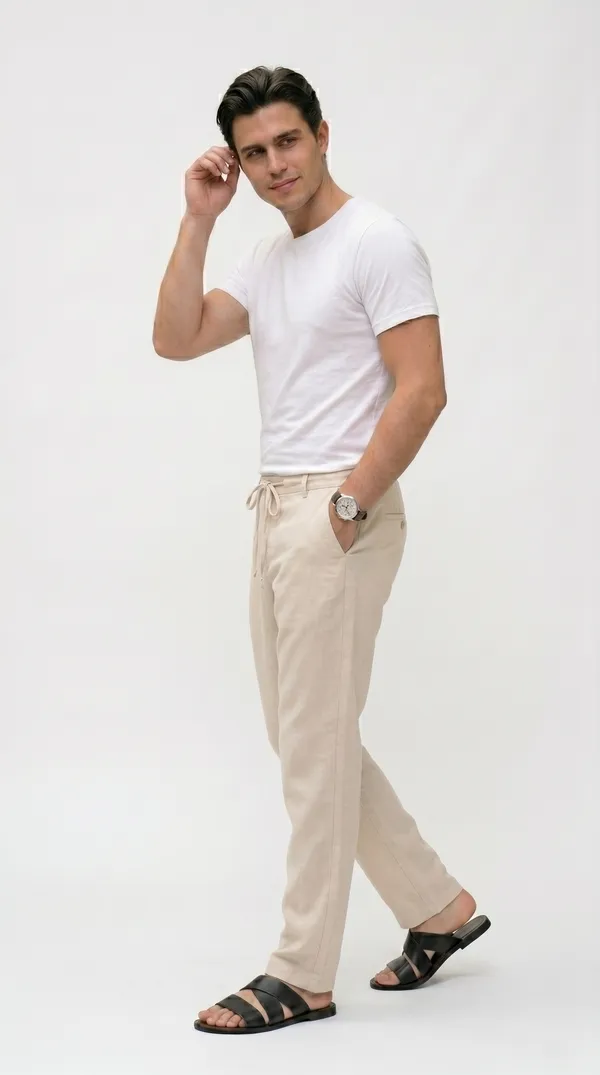 Ivory_Premium_Cotton_Lycra_Pant_For_Men