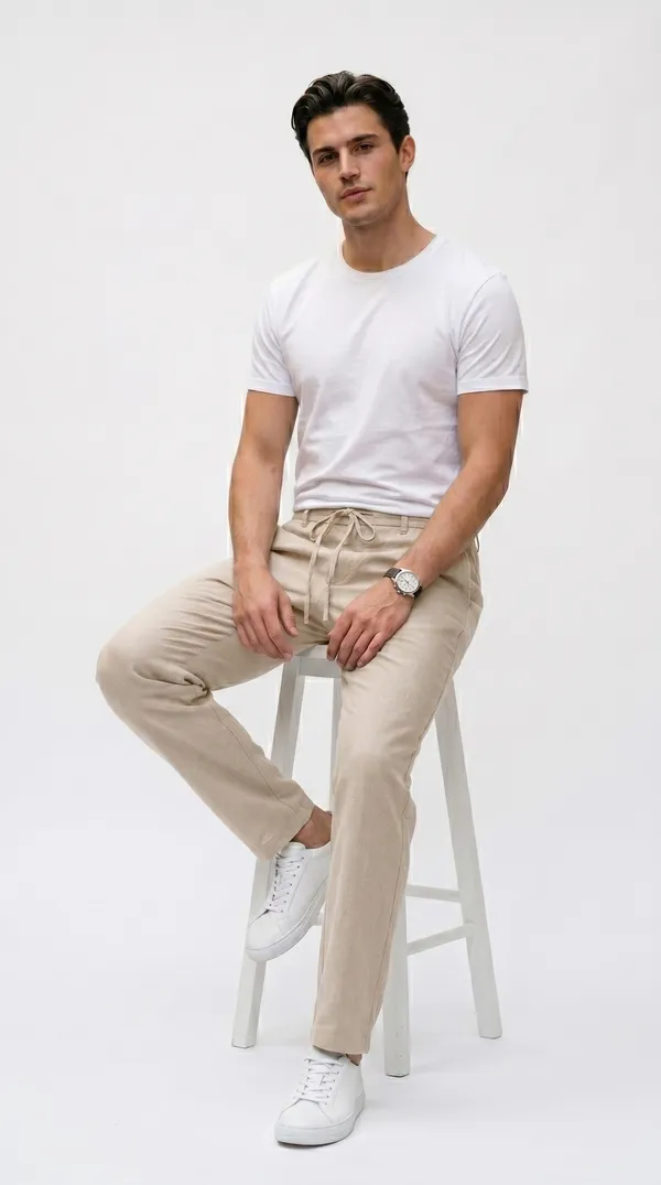 Ivory_Premium_Cotton_Lycra_Pant_For_Men