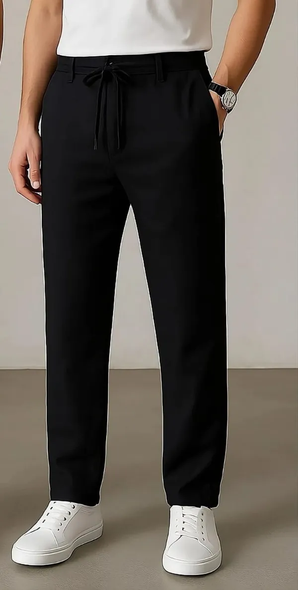 Black_Premium_Cotton_Lycra_Pant_For_Men