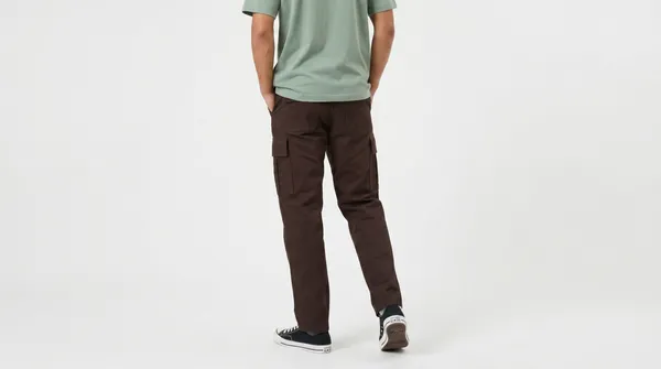 Coffee_Premium_Cotton_Lycra_Cargo_For_Men