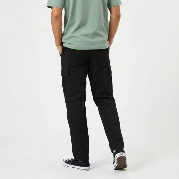 Black_Premium_Cotton_Lycra_Cargo_For_Men