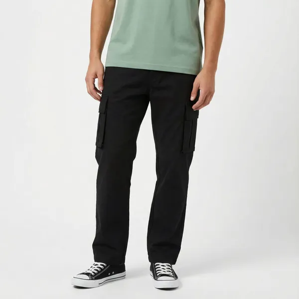 Black_Premium_Cotton_Lycra_Cargo_For_Men