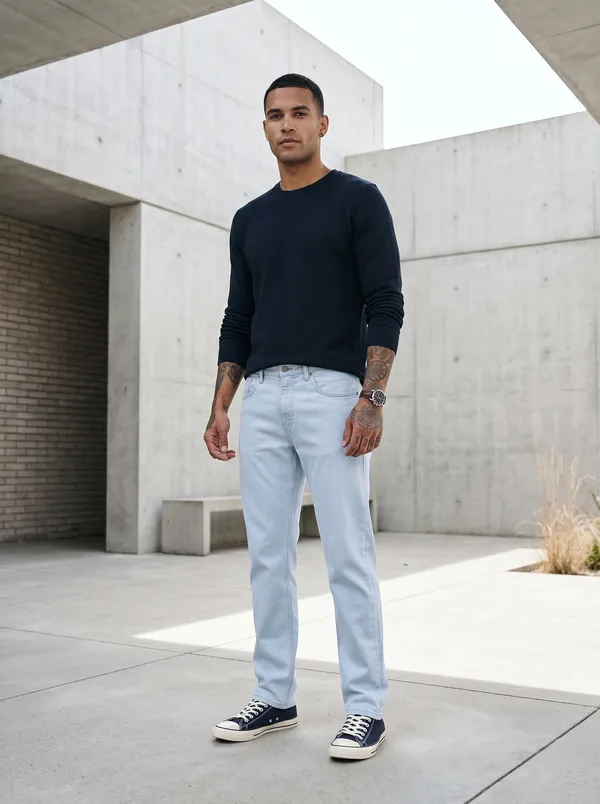 Ice_Blue_Premium_Jeans_Comfort_fit__For_Men
