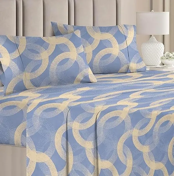 Multicolor_Premium_Cotton_Lycra_Double_Bedsheet_With_2_Pillow_Cover