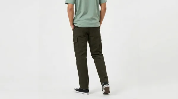 Olive_Premium_Cotton_Lycra_Cargo_For_Men