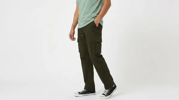 Olive_Premium_Cotton_Lycra_Cargo_For_Men