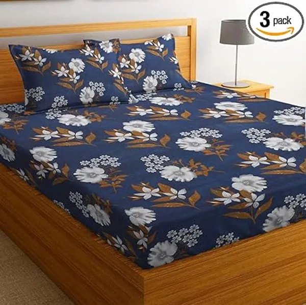 Multicolor_Premium_Cotton_Lycra_Double_Bedsheet_With_2_Pillow_Cover