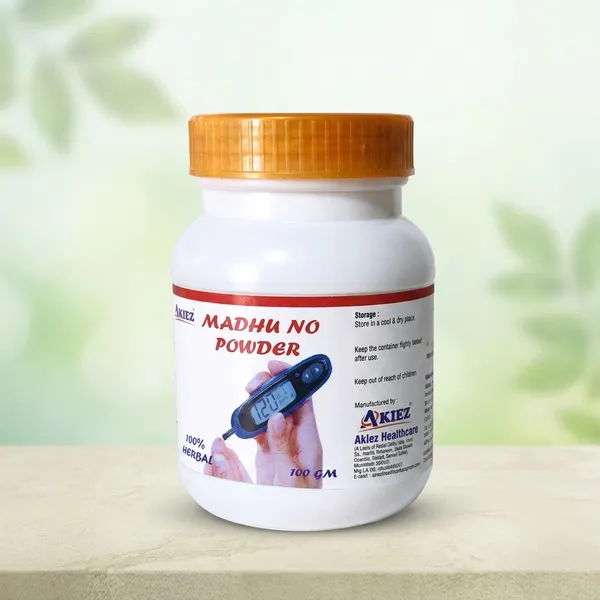 Madhu_No_Herbal_Diabetes_Control_Powder_With_Karela_And_Jamun_100_Gm