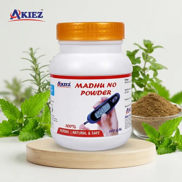 Madhu_No_Herbal_Diabetes_Control_Powder_With_Karela_And_Jamun_100_Gm