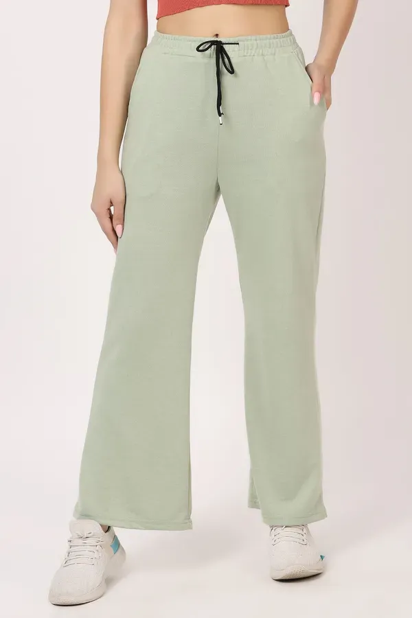 Grey_Premium_Cotton_And_Polyester_Casual_Trousers_For_Women