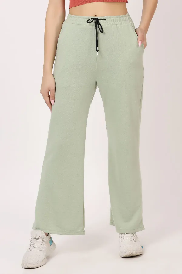 Grey_Premium_Cotton_And_Polyester_Casual_Trousers_For_Women
