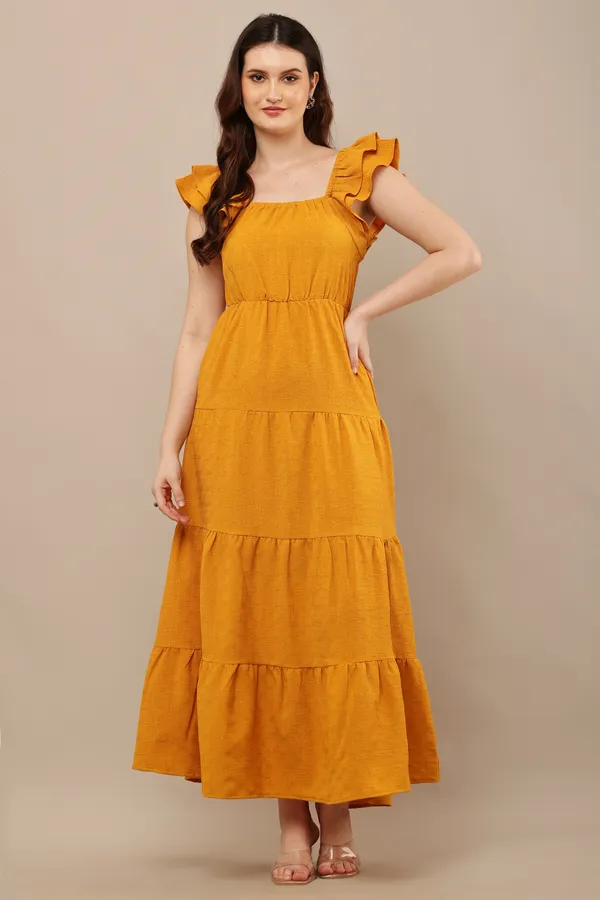 Mustard_Yellow_Tiered_Ruffle_Sleeve_Maxi_Dress_for_Women