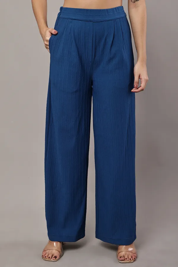Blue_Premium_Texture_Polyester_Co-Ord_Set_For_Women