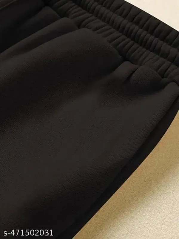 Black_Premium_Cotton_And_Polyester_Joggers_For_Women