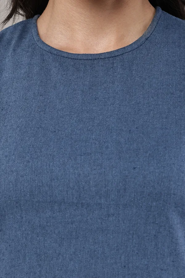 Blue_Premium_Rayon_Top_And_Pant_Set_For_Women