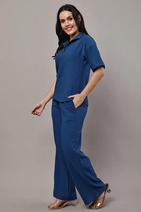 Blue_Premium_Texture_Polyester_Co-Ord_Set_For_Women