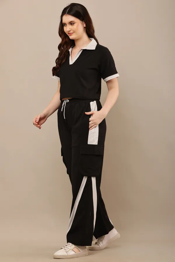 Black_And_White_Contrast_Collar_Co-ord_Set_For_Women