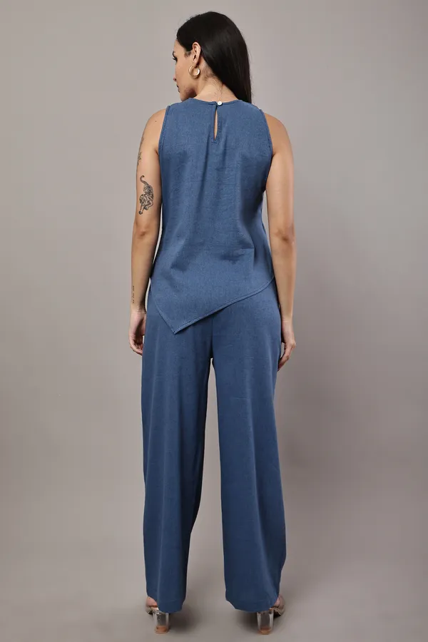 Blue_Premium_Rayon_Top_And_Pant_Set_For_Women