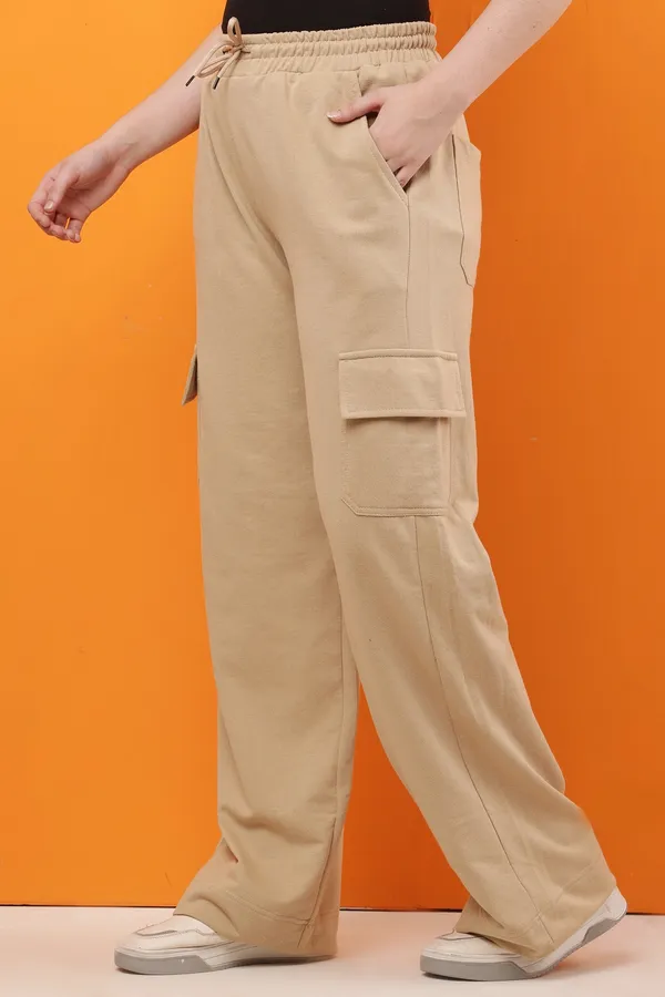 Beige_Cargo_Wide_Leg_Trousers_for_Women