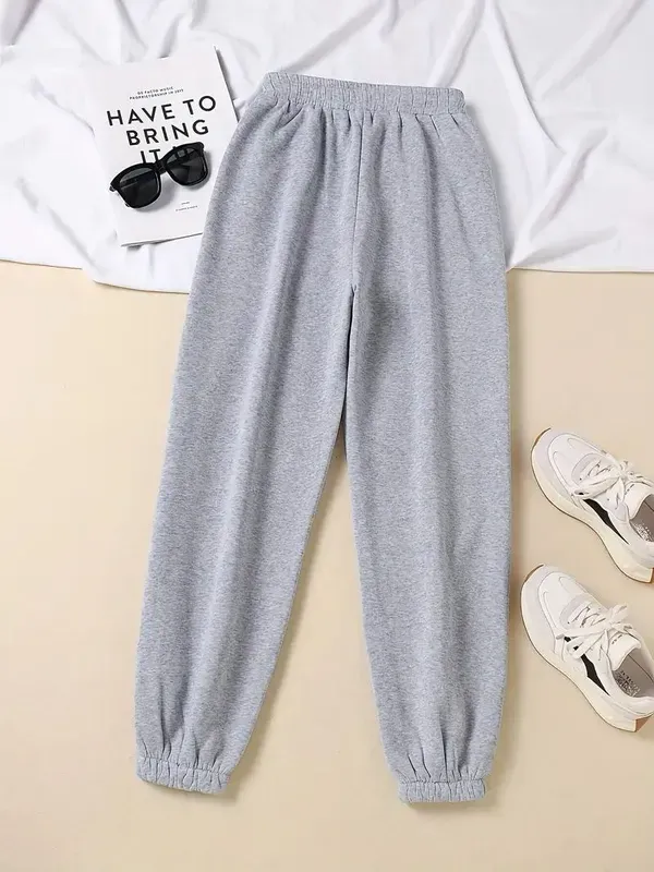 Grey_Premium_Cotton_And_Polyester_Joggers_For_Women