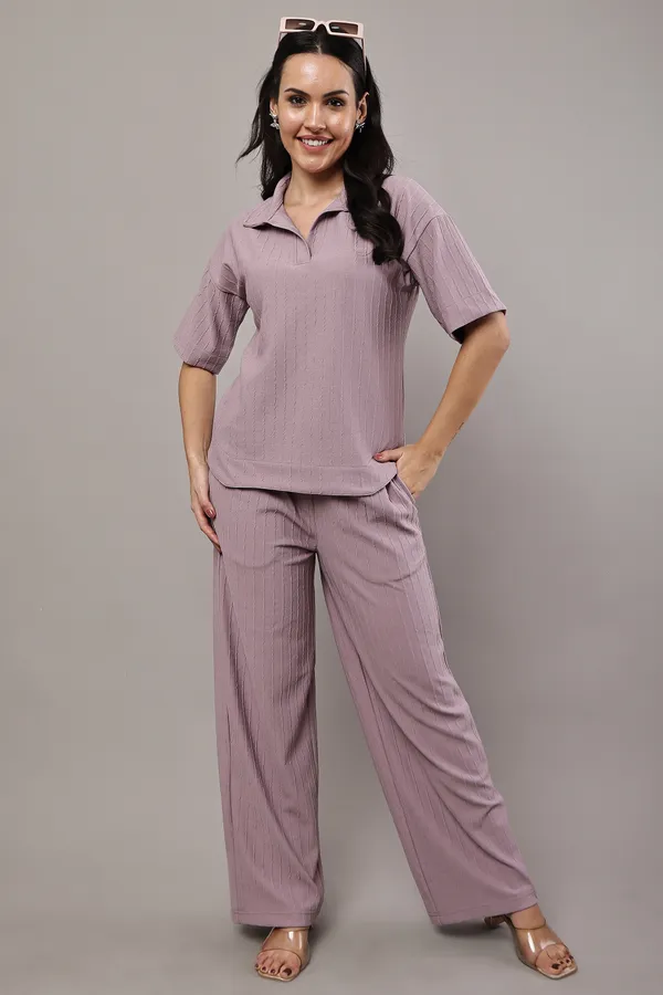 Lilac_Premium_Texture_Polyester_Co-Ord_Set_For_Women