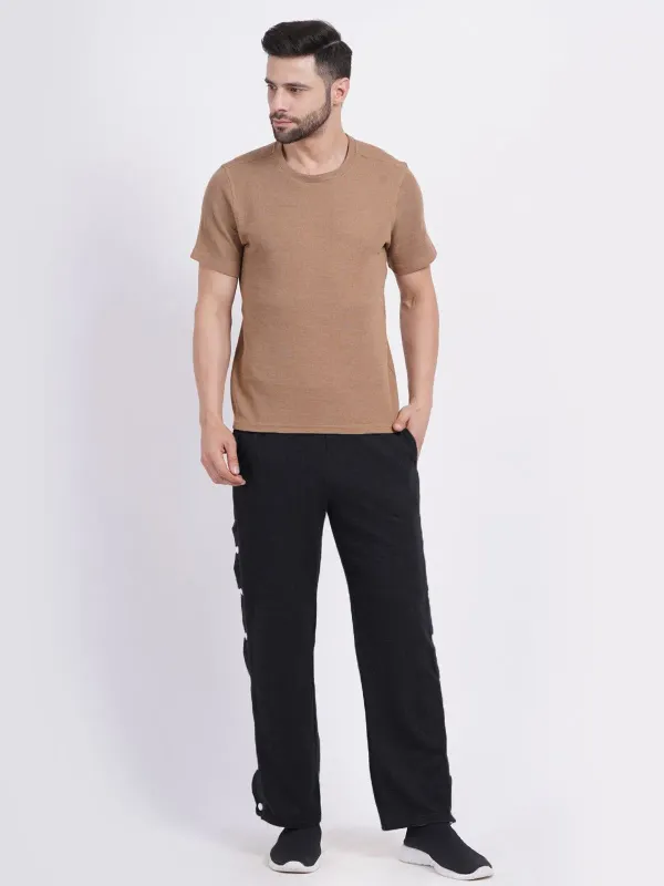 Black_Premium_Cotton_French_Terry_Cargo_Pants_For_Men