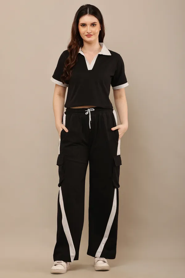 Black_And_White_Contrast_Collar_Co-ord_Set_For_Women