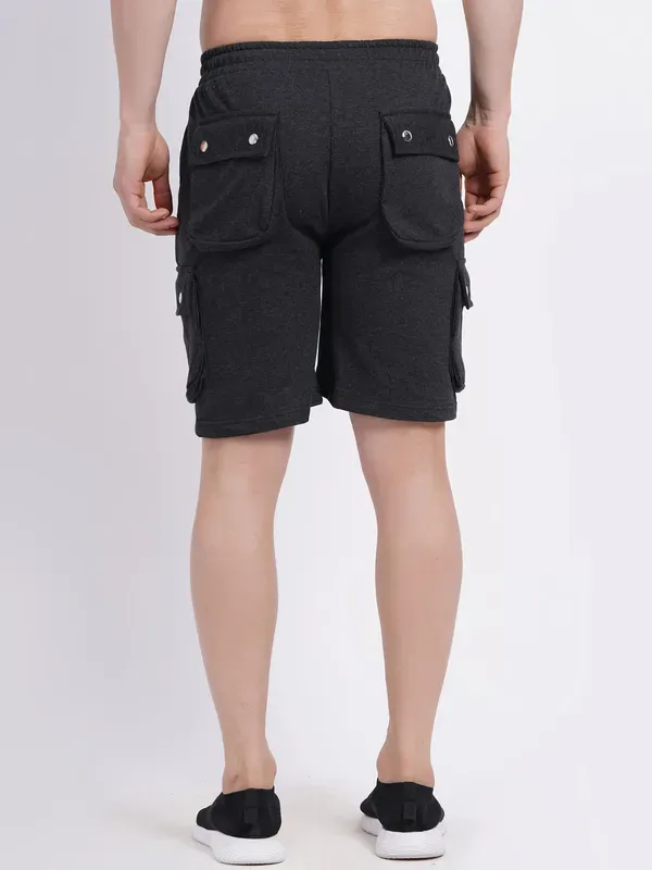 Black_Premium_Cotton_And_Polyester_Shorts_For_Men