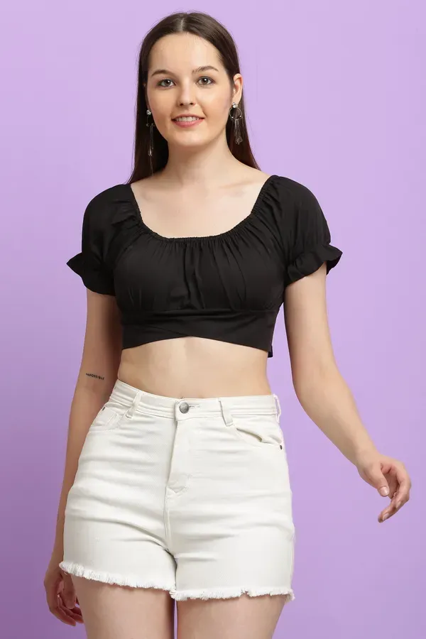 Black_Premium_Crepe_Top_For_Women