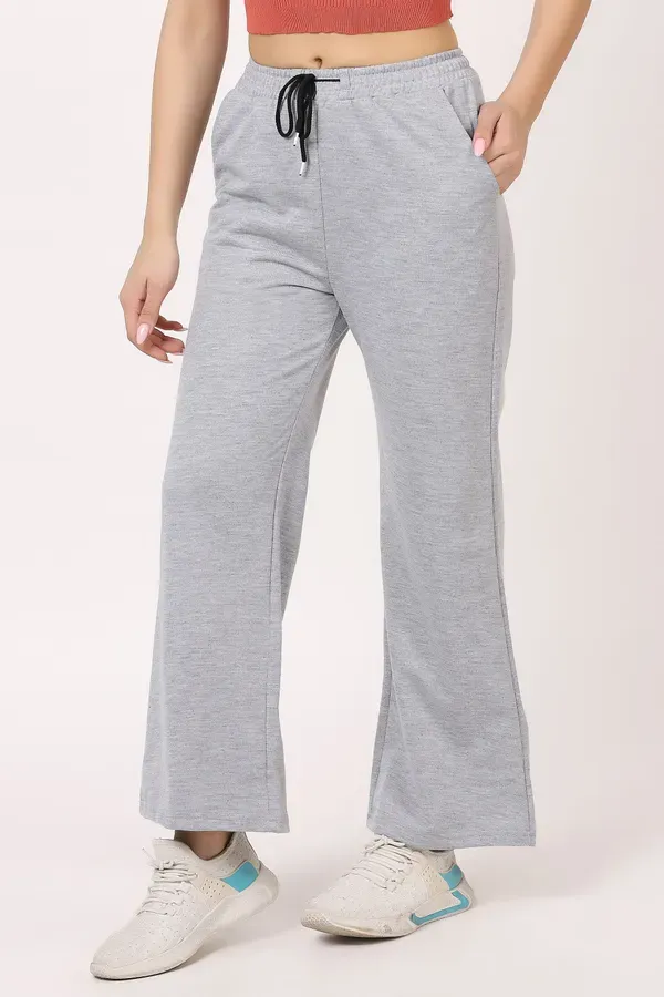 Grey_Premium_Cotton_And_Polyester_Casual_Trousers_For_Women