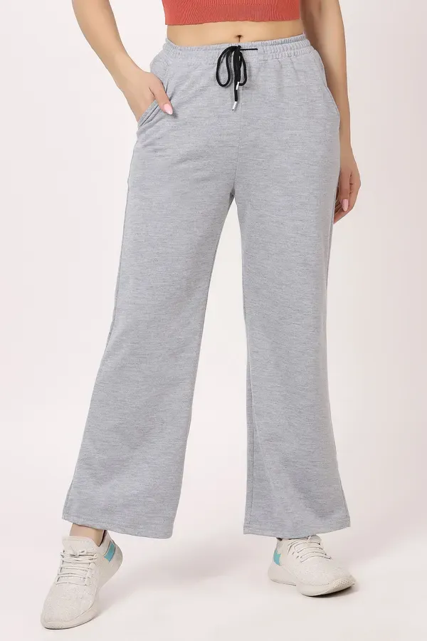 Grey_Premium_Cotton_And_Polyester_Casual_Trousers_For_Women