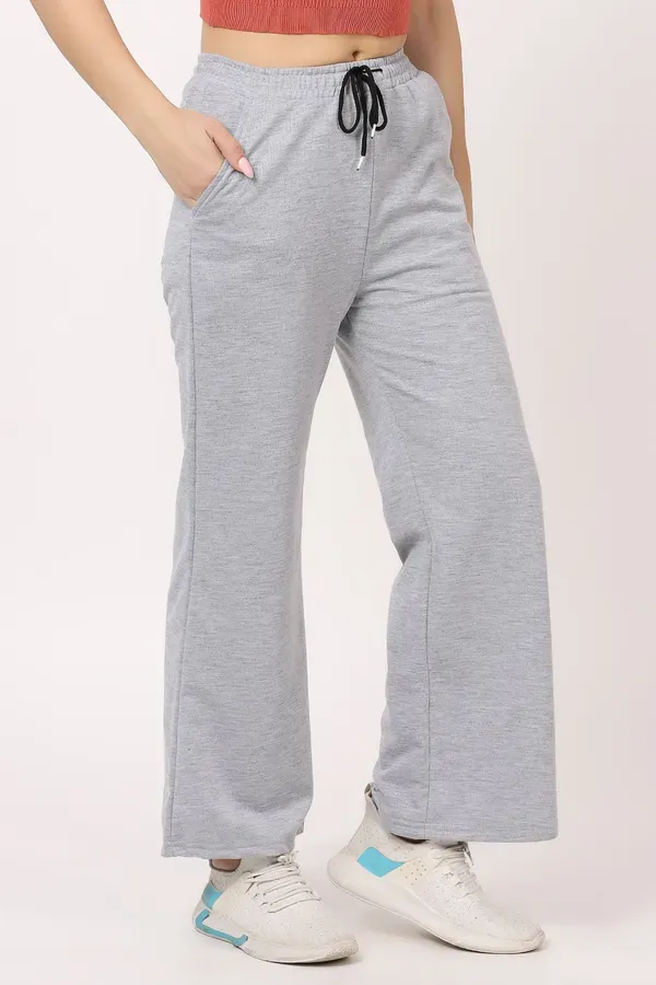 Grey_Premium_Cotton_And_Polyester_Casual_Trousers_For_Women