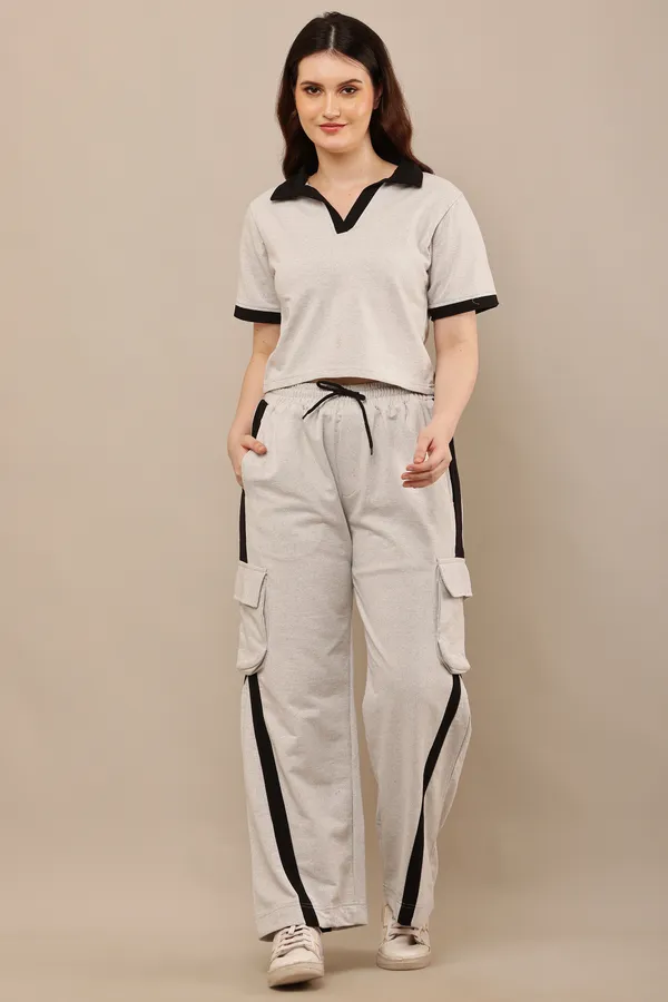 Grey_Cotton_Blend_Polo_Collar_Lounge_Co-ord_Set_for_Women