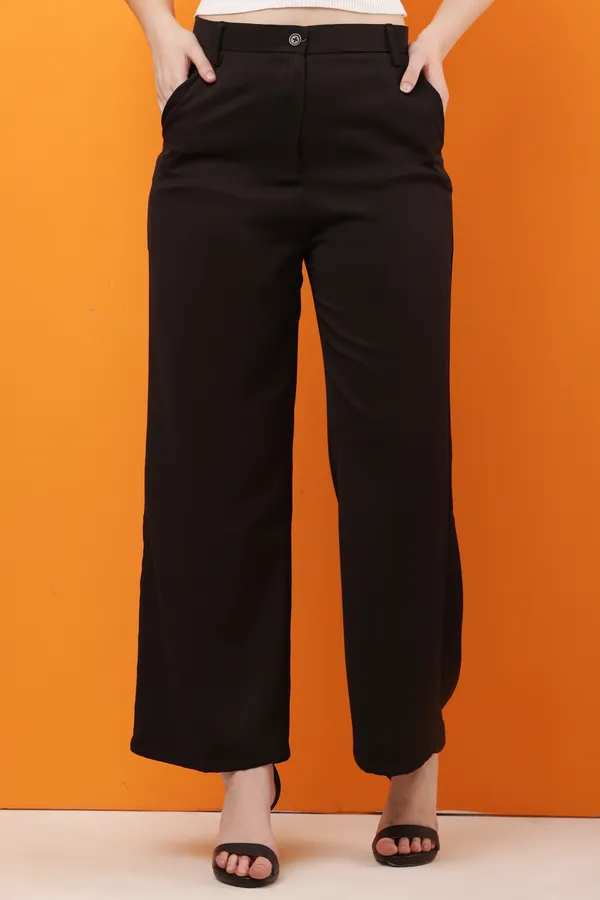 Black_Premium_Polyester_Formal_Wide_Leg_Trousers_For_Women