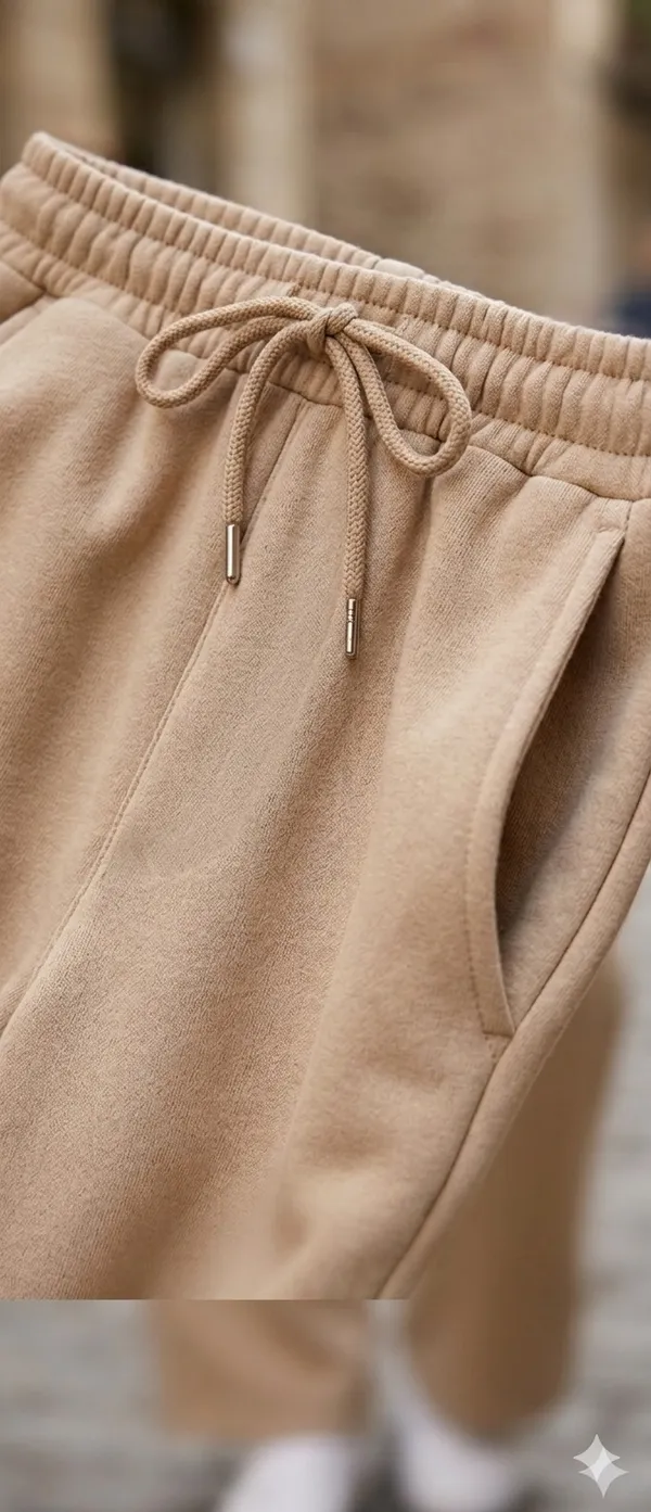Beige_Premium_Cotton_French_Terry_Joggers_For_Women