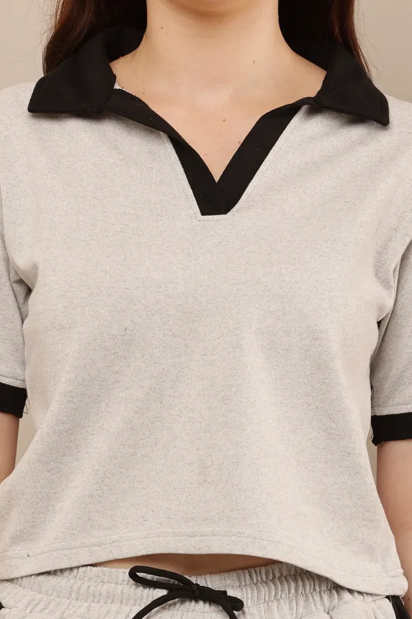 Grey_Cotton_Blend_Polo_Collar_Lounge_Co-ord_Set_for_Women