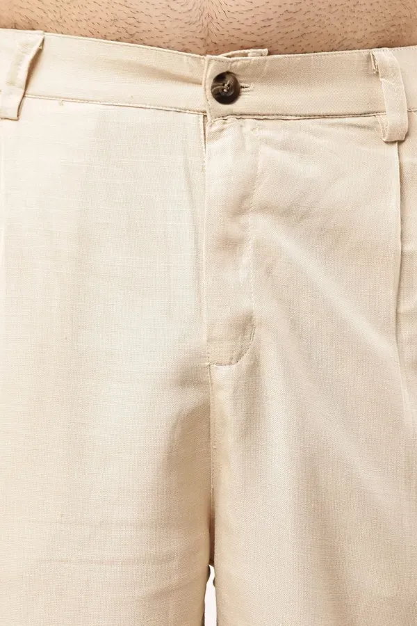 Beige_Premium_Linen_And_Cotton_Formal_Trousers_For_Men