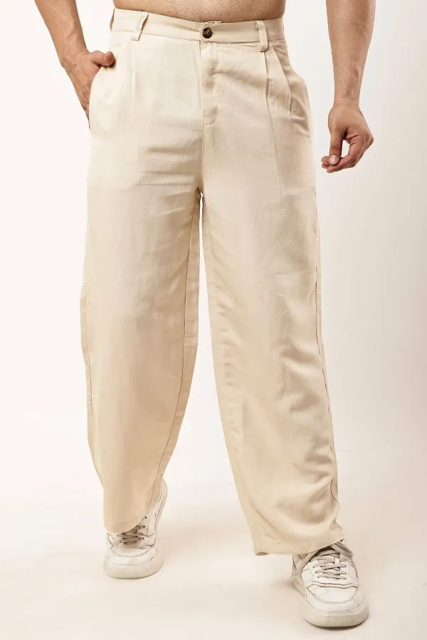 Beige_Premium_Linen_And_Cotton_Formal_Trousers_For_Men